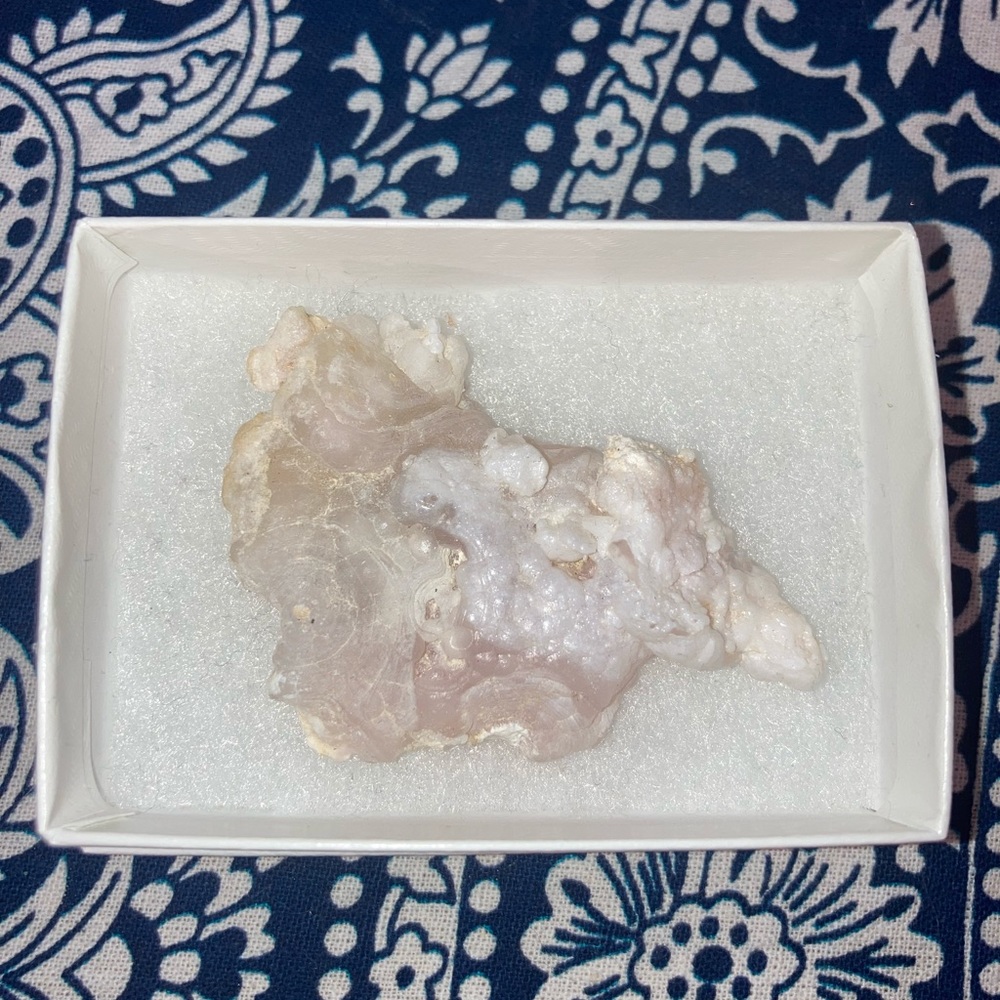 Pink opal healing crystal